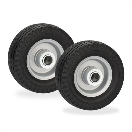 Roues en caoutchouc plein, 2 pièces