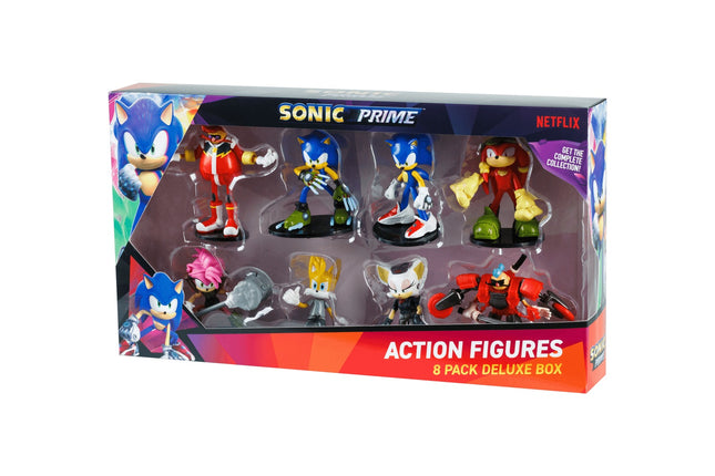 Pack de 8 figurines articulées Sonic 7,5 cm