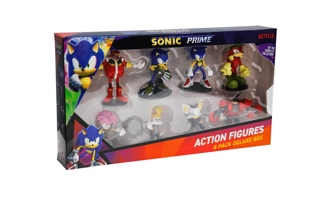 Pack de 8 figurines articulées Sonic 7,5 cm