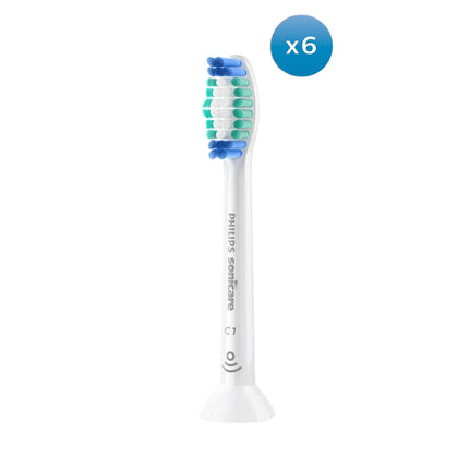 Sonicare Zahnbürstenköpfe, 6er-Pack, mittelweich, Plaque-Entfernung
