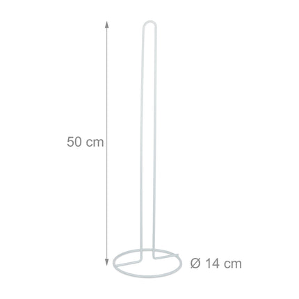 Lot de 2 porte-rouleaux de rechange pour salle de bain