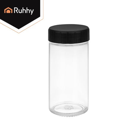 Ensemble de 20 pots à épices en verre avec support rotatif