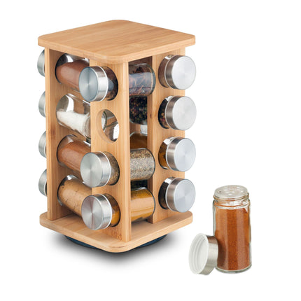 Gewürzkarussell mit 16 Gläsern