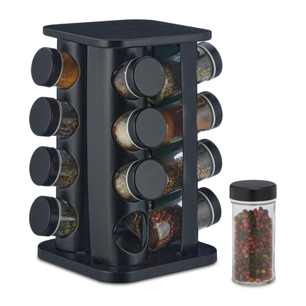 Carrousel à épices avec 16 pots à épices