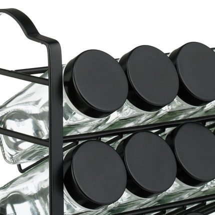 Étagère à épices avec 24 verres