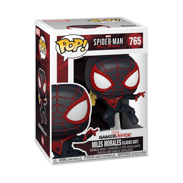 Figurine Funko Pop en vinyle Spider-Man Miles Morales avec variante Chase