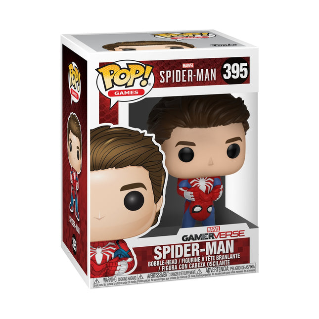 Figurine Funko Pop! Spider-Man démasqué en vinyle, 9,5 cm de haut