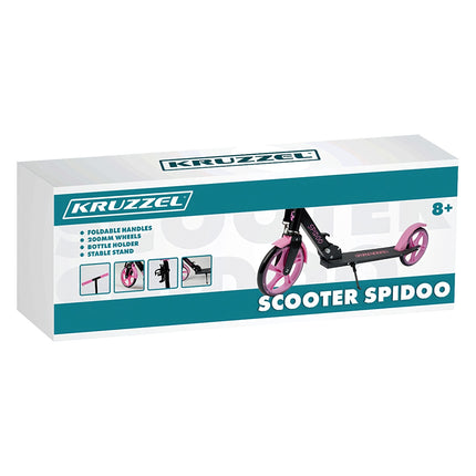 Trottinette Spidoo rose Kruzzel 25628