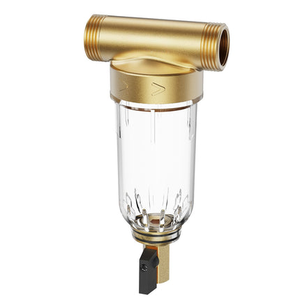 Spin-Down Whole House Sediment Filter, 40 Micron, High-Flow