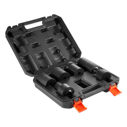 Spindle Nut Socket Set, 1/2 in Drive, 6-Piece, Case