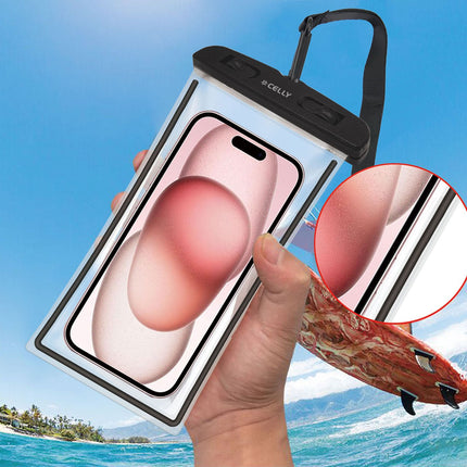 Splashbag Wasserdichte Tasche IPX8 max 6,5" Schwarz