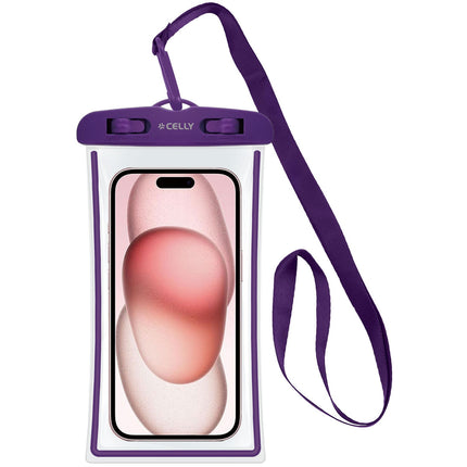 Splashbag Waterproof bag IPX8 max 6.5" Violet