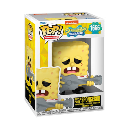 Figurine en vinyle Bob l'éponge avec guitare, Funko Pop à collectionner