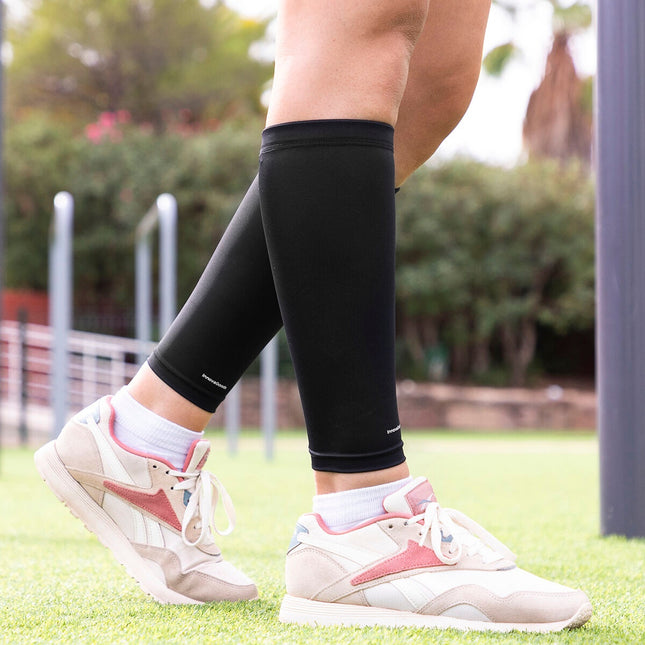 Sport-Kompressions-Wadenmanschetten Slexxers InnovaGoods 2 Einheiten - XL