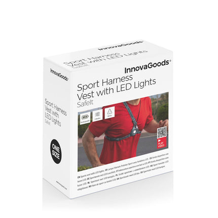 Sportgeschirr mit LED-Leuchten Safelt InnovaGoods