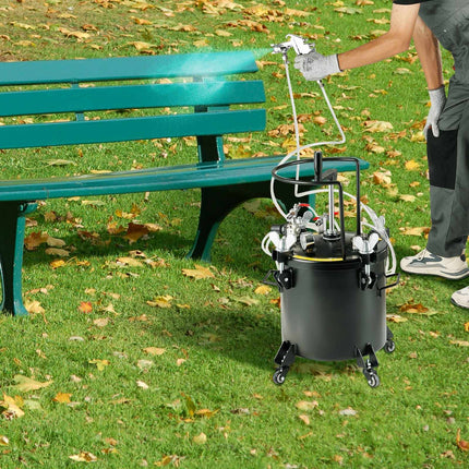 Spray Paint Pressure Pot, 20L 5 Gal, Steel, 70 PSI
