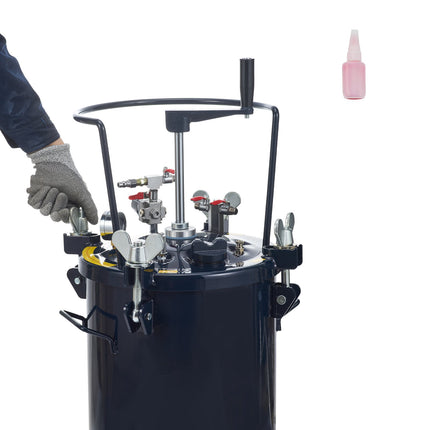 Spray Paint Pressure Pot Tank, 30L 8 Gal, 70 PSI Mixer