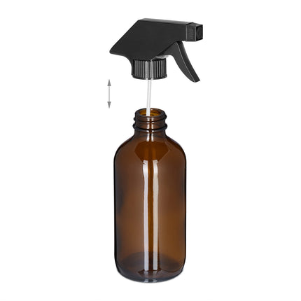 Flacon pulvérisateur en verre 230 ml Lot de 4