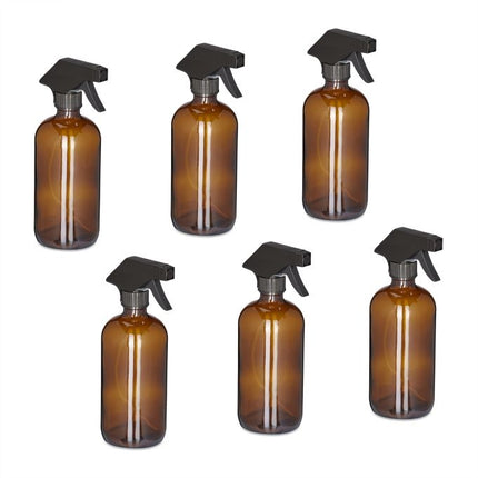 Sprühflasche Glas 500 ml 6er Set