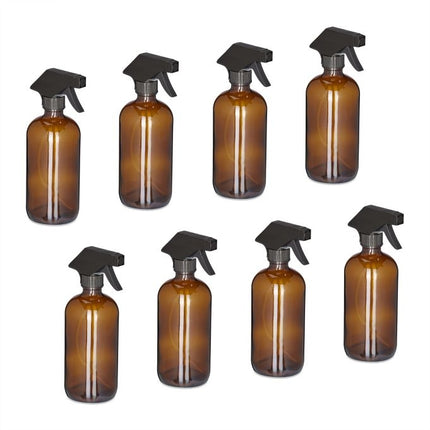 Flacon pulvérisateur en verre 500 ml Lot de 8
