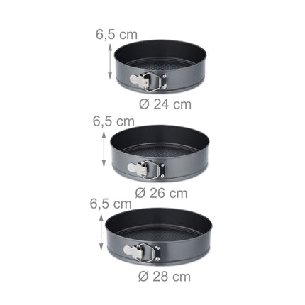 Springform-Set 3-teilig