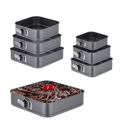 Springform 7er Set eckig