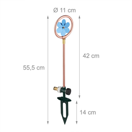 Arroseur Fleur Métal