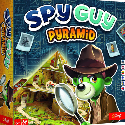 Spy Guy Pyramiden Brettspiel für 2-4 Spieler, ab 8 Jahren
