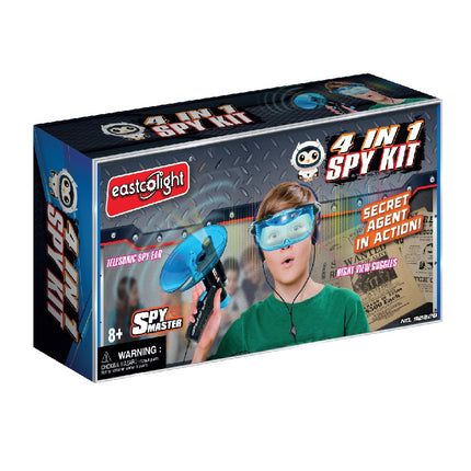 Kit d'espionnage 4 en 1 avec accessoires pour enfants
