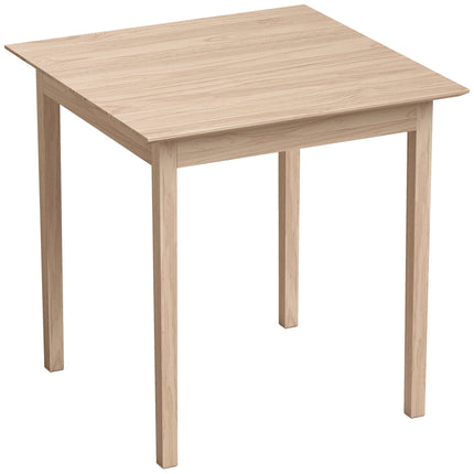 Table de salle à manger carrée, en pin naturel, 75 x 75 x 76 cm