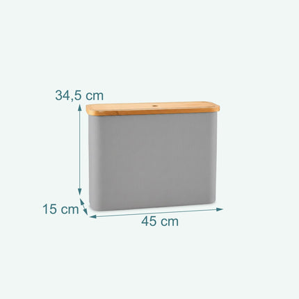 Porte-rouleau de papier toilette carré en tissu, peut contenir 12 rouleaux