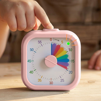Quadratischer visueller Timer mit einstellbarer Lautstärke, 60 Minuten