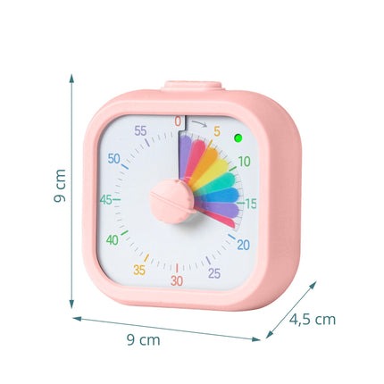 Quadratischer visueller Timer mit einstellbarer Lautstärke, 60 Minuten