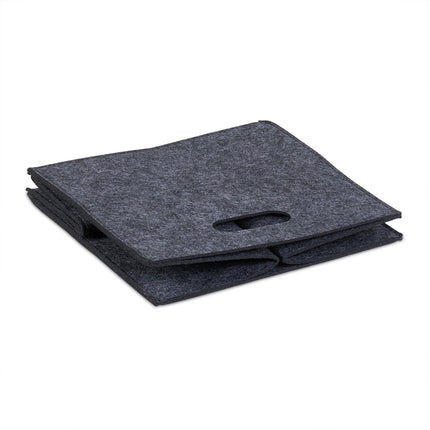 Panier carré en feutre