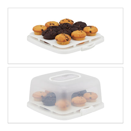Quadratische Kuchenschachtel