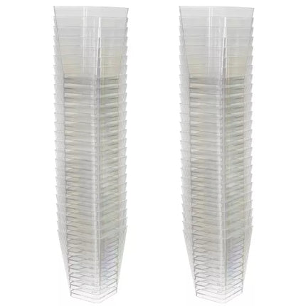 Eckige Becher - 50 Stk. 120ml Ruhha 21164