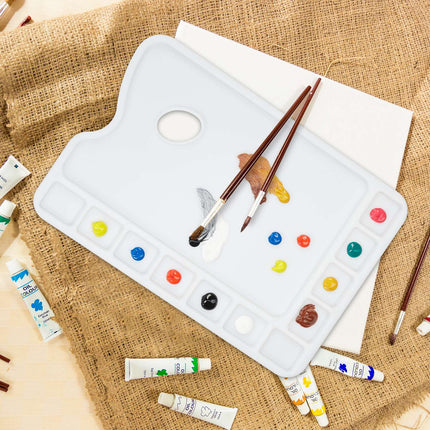 Quadratische Mischpalette aus Kunststoff