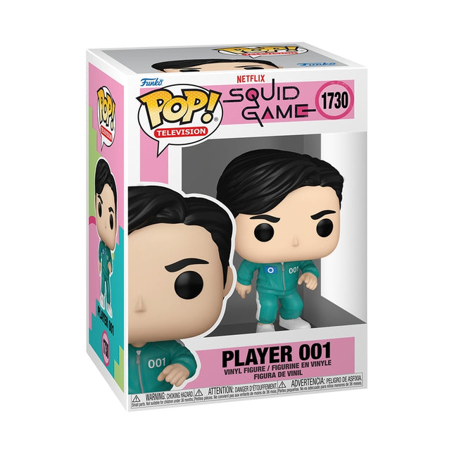 Figurine Funko Pop! en vinyle Squid Game - Joueur 001 à collectionner