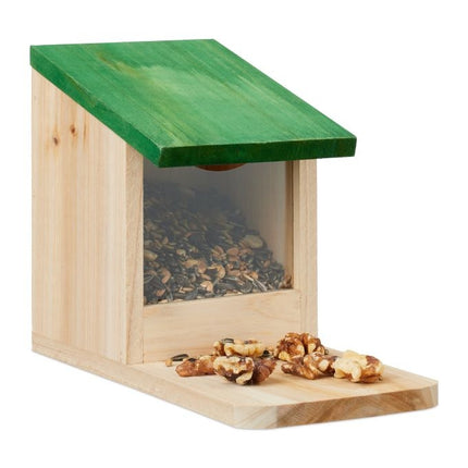 Mangeoire à écureuils en bois