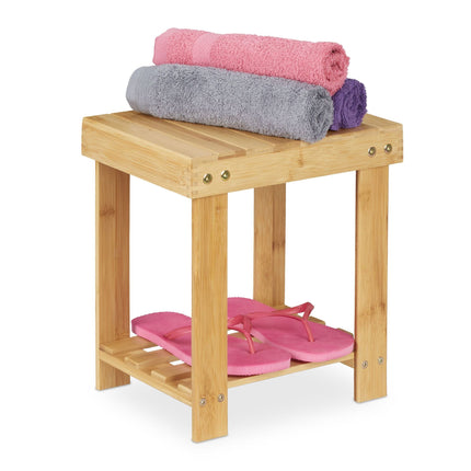 Tabouret stable en bambou