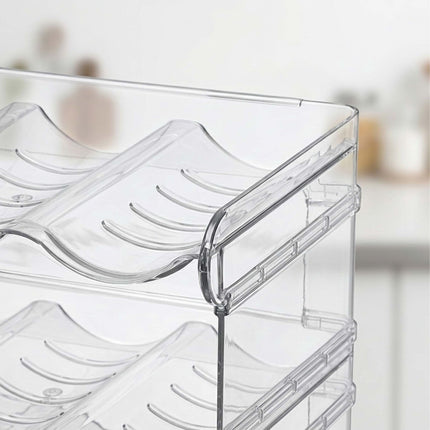 Stackable Bottle Rack – Modular, Expandable, Transparent