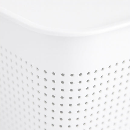 Boîtes de rangement empilables avec couvercle, lot de 6, ventilées