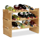 Casier à vin empilable en bambou
