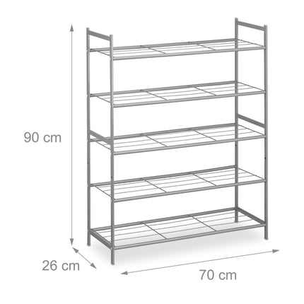 Stapelbares Schuhregal