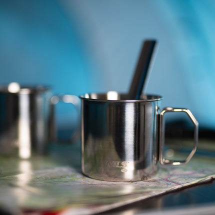 Ensemble de 4 tasses en acier inoxydable