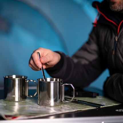 Ensemble de 4 tasses en acier inoxydable