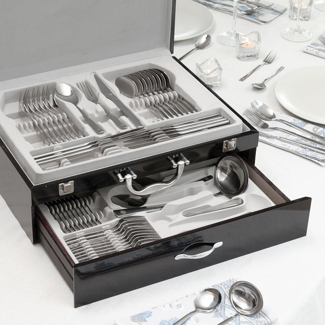 Edelstahl-Besteckset Cook D`Lux InnovaGoods 72-teilig