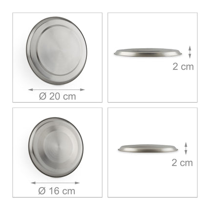 Couvercles de protection pour plaques de cuisson en acier inoxydable