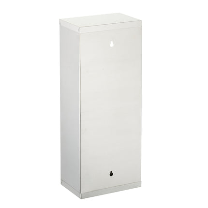 Armoire à pharmacie en acier inoxydable avec serrure, 3 compartiments