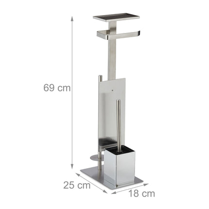 Ensemble de toilette en acier inoxydable avec plateau